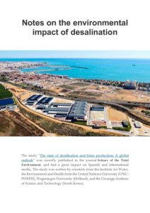 Notes on the environmental impact of desalination