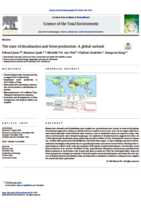 The state of desalination and brine production: A global outlook