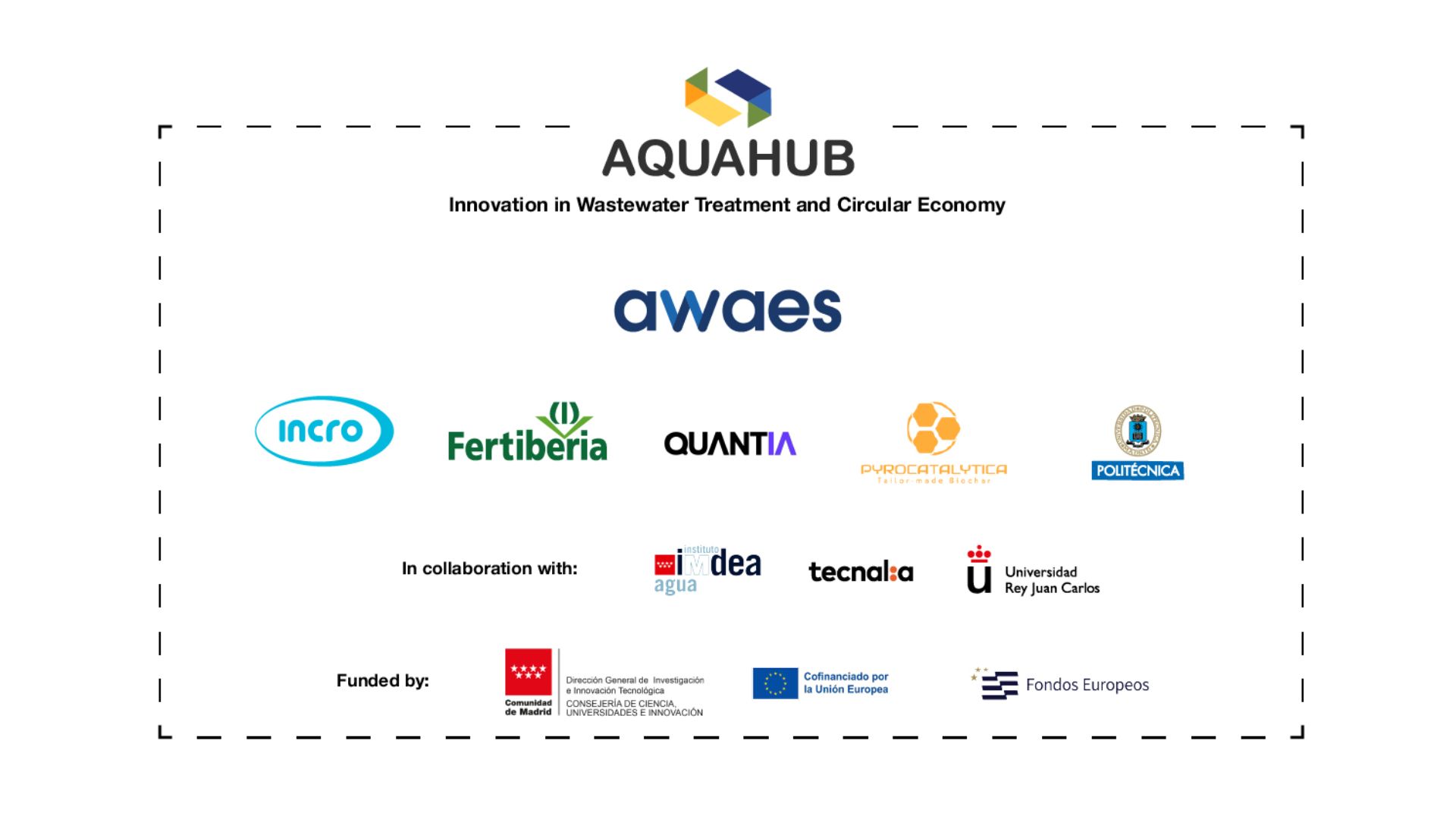 AWAES, a Tedagua’s company, leads AQUAHUB, an innovation project in Wastewater and Circular Economy