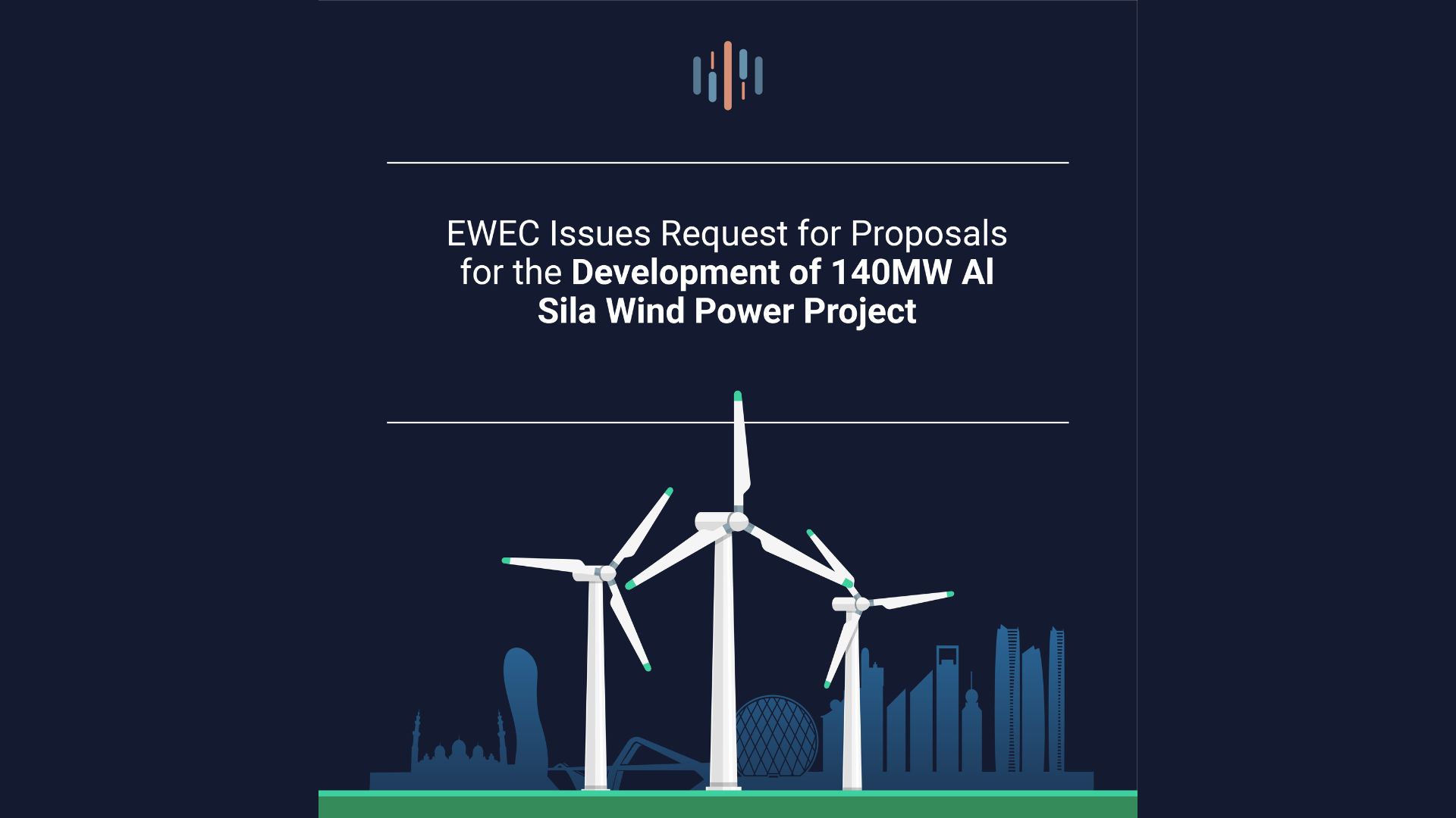 EWEC Issues Request for Proposals for the Development of 140MW Al Sila Wind Power Project