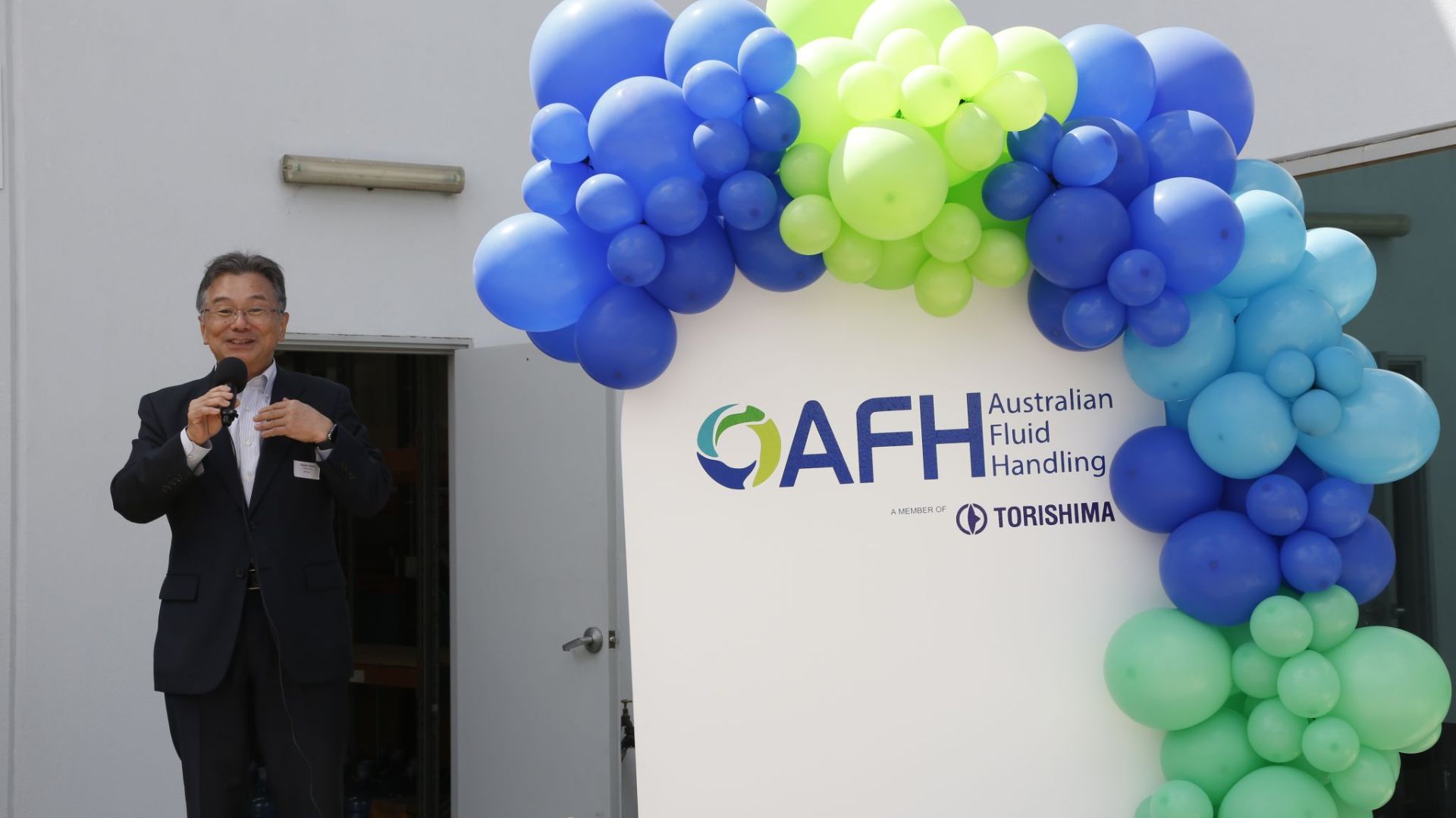 Torishima’s consolidated subsidiary Australia Fluid Handling, Opening ceremony for new manufacturing and service plant