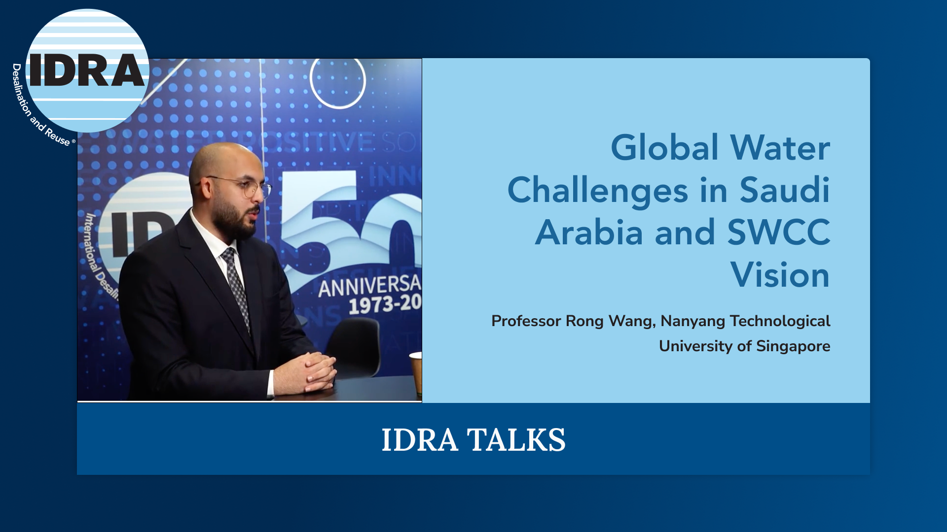 Global Water Challenges in Saudi Arabia and SWCC Vision