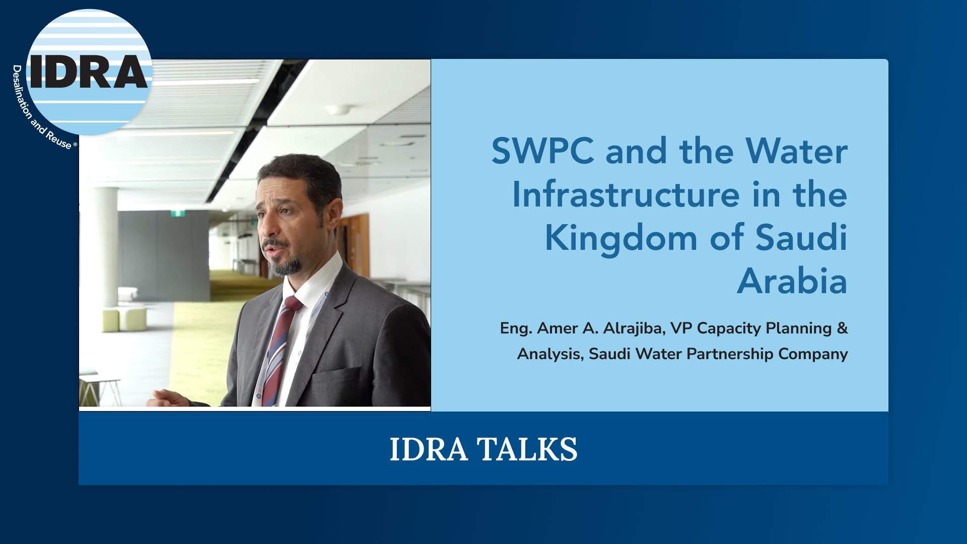 SWPC and the Water Infrastructure in the Kingdom of Saudi Arabia