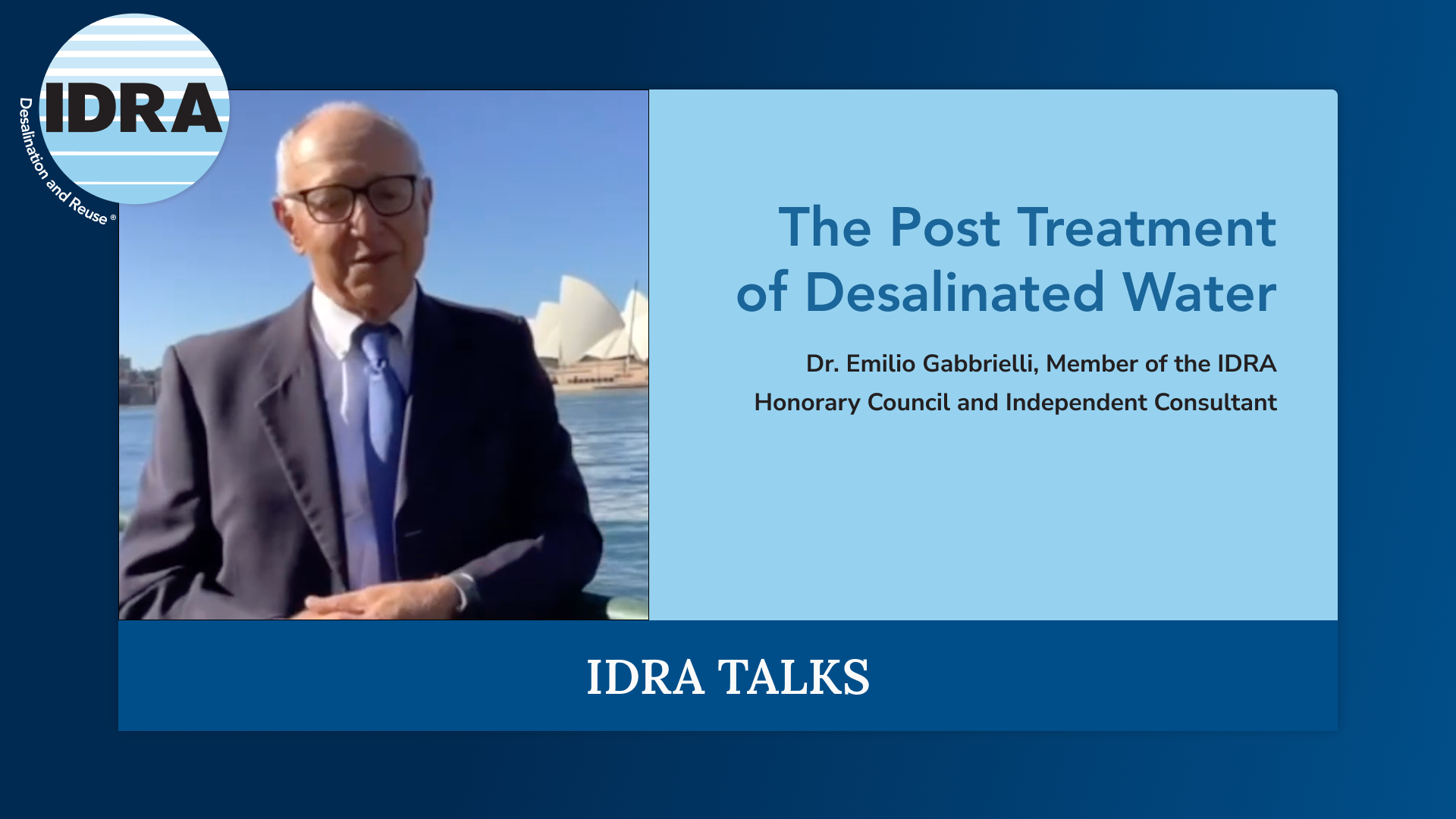 The Post Treatment of Desalinated Water