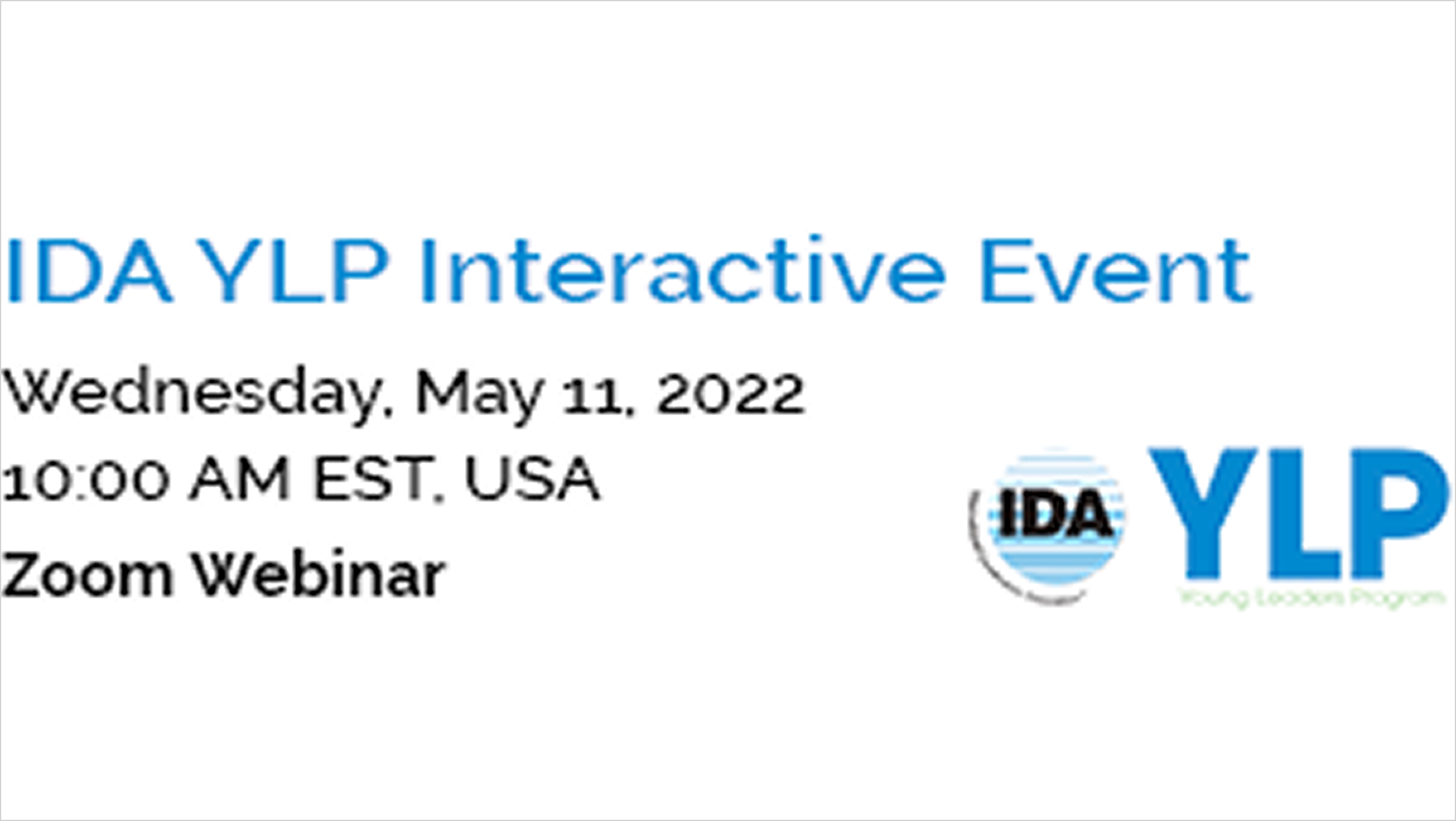 IDRA YLP Interactive Event