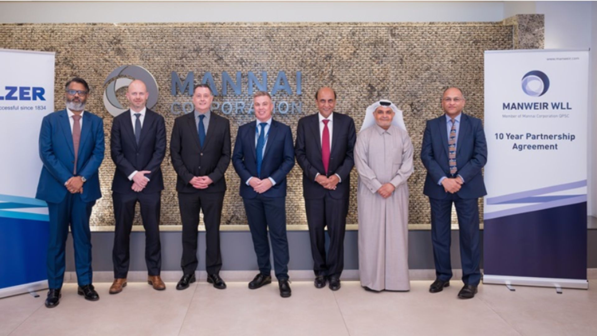 Sulzer and Manweir sign 10-year strategic service partnership in Qatar
