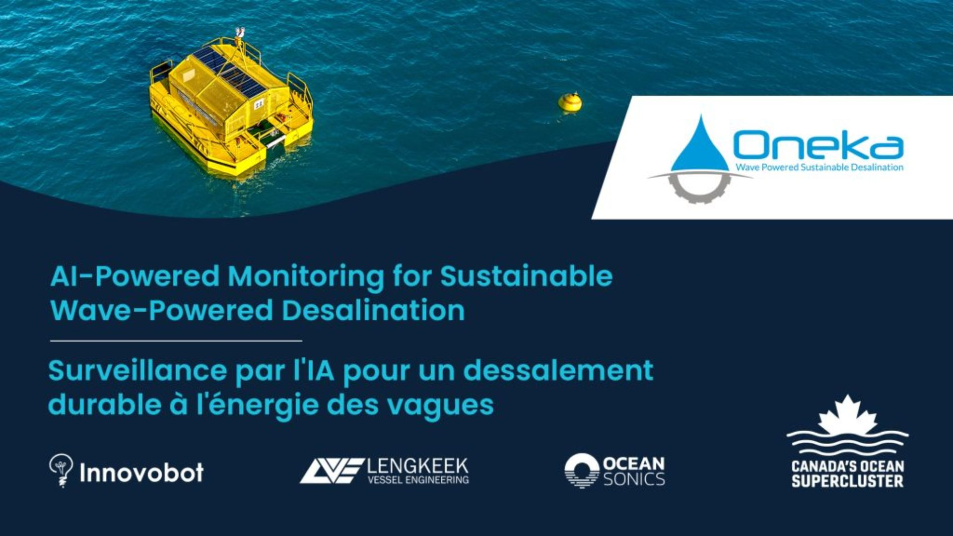 Canada’s Ocean Supercluster Announces $4.1M AI-powered Monitoring for Sustainable Wave-powered Desalination Project